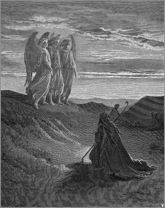 Dore_01_Gen18_Abraham and the Three Angels